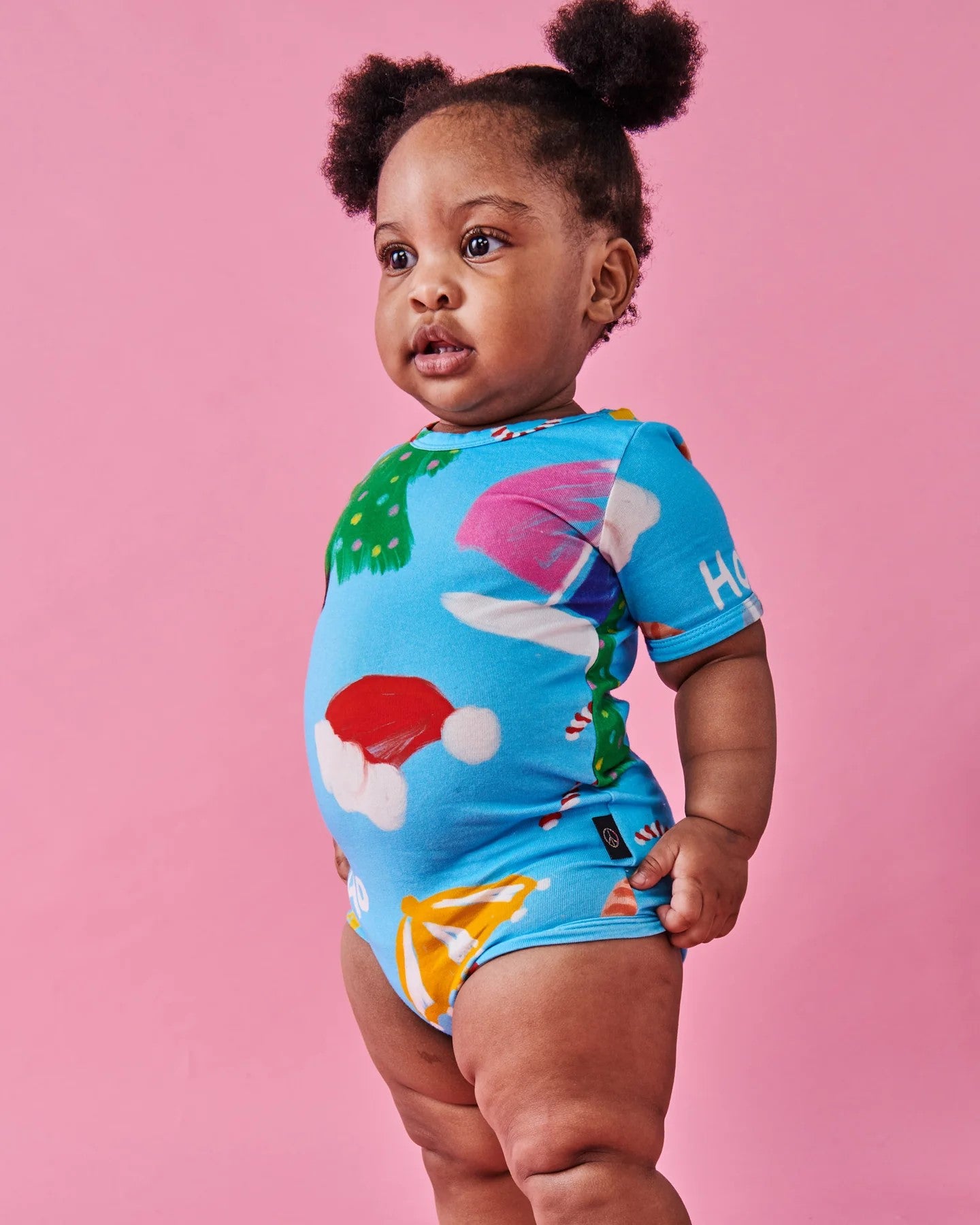 Christmas Icons Organic Short Sleeve Romper