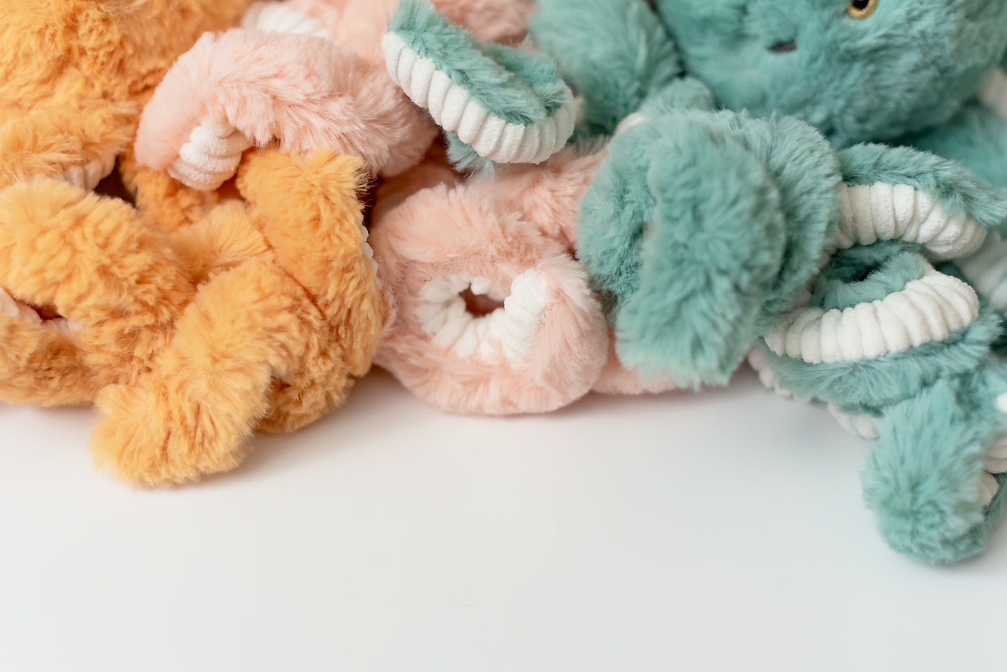 Little Reef Octopus Blue Soft Toy