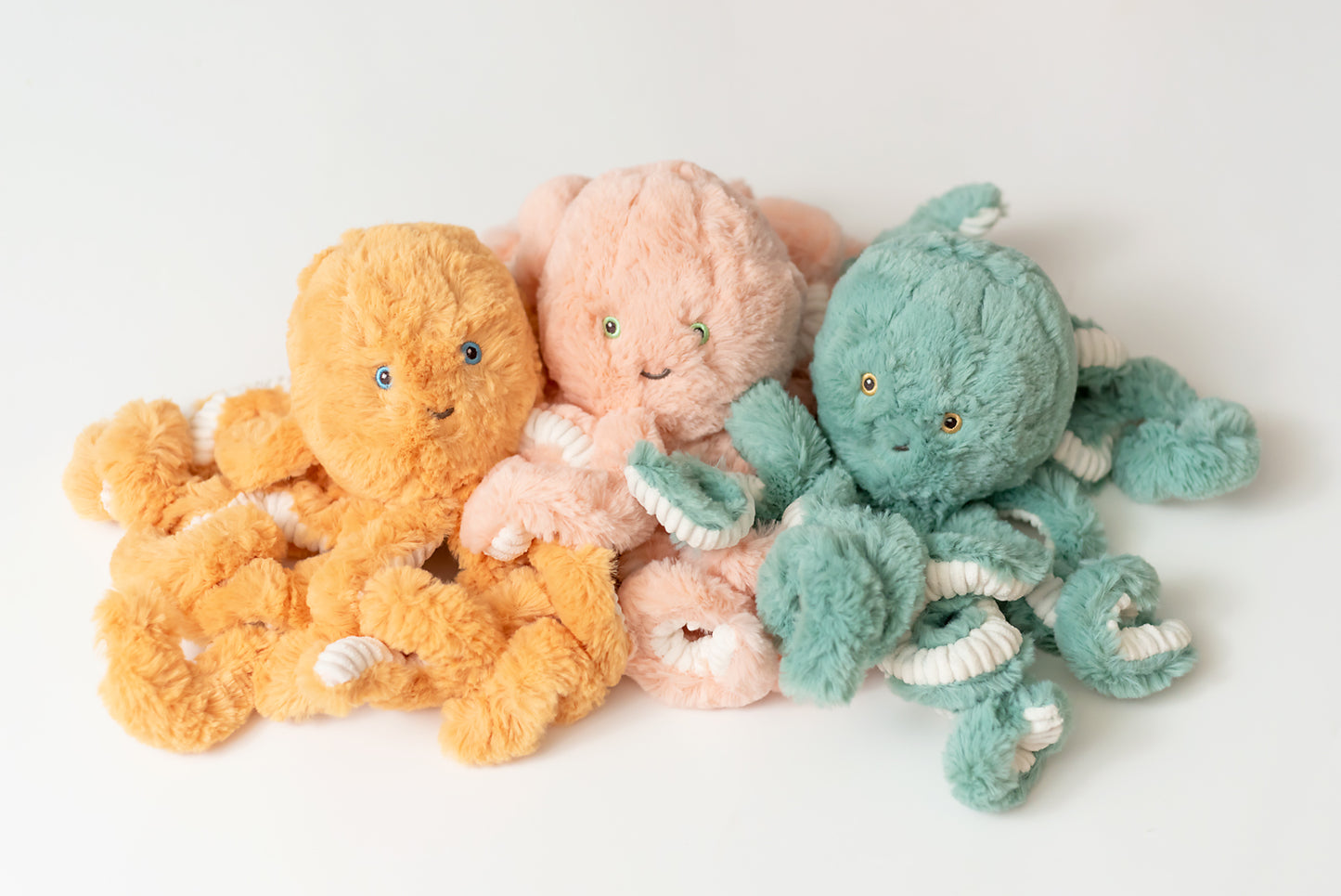 Little Reef Octopus Blue Soft Toy