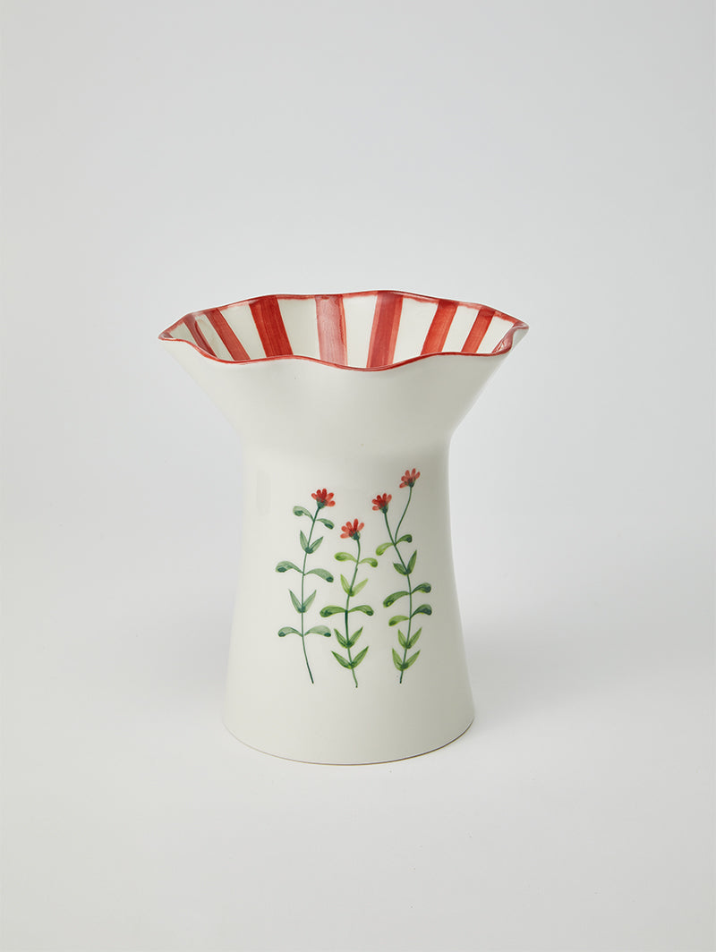 Blossom Tall Red Vase