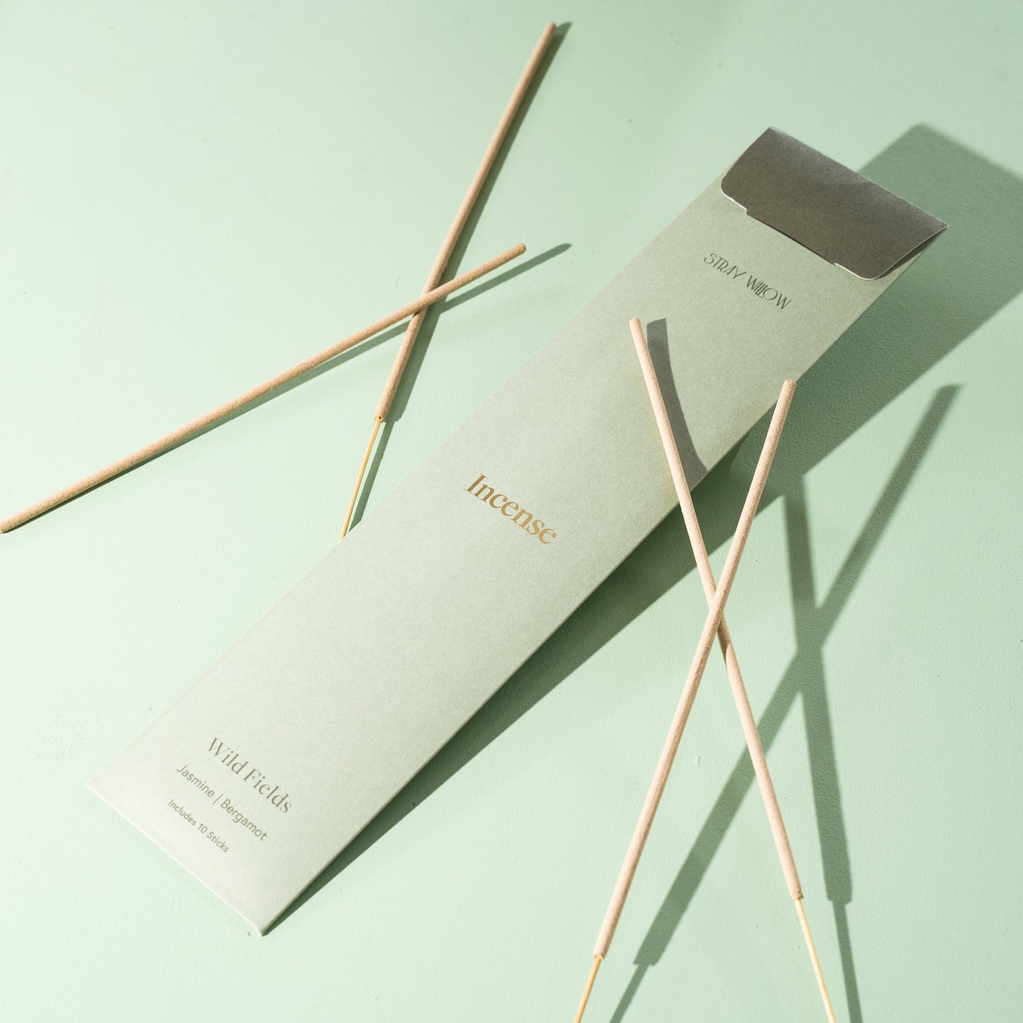 Our Wild Fields Incense sticks provide you with a beautiful aroma that resembles romance and love. They are made using natural wood powder hosting essential oils of Jasmine + Bergamot, a scent that will soothe your soul as they calm your senses. Essential Oil Blend: Jasmine + Bergamot