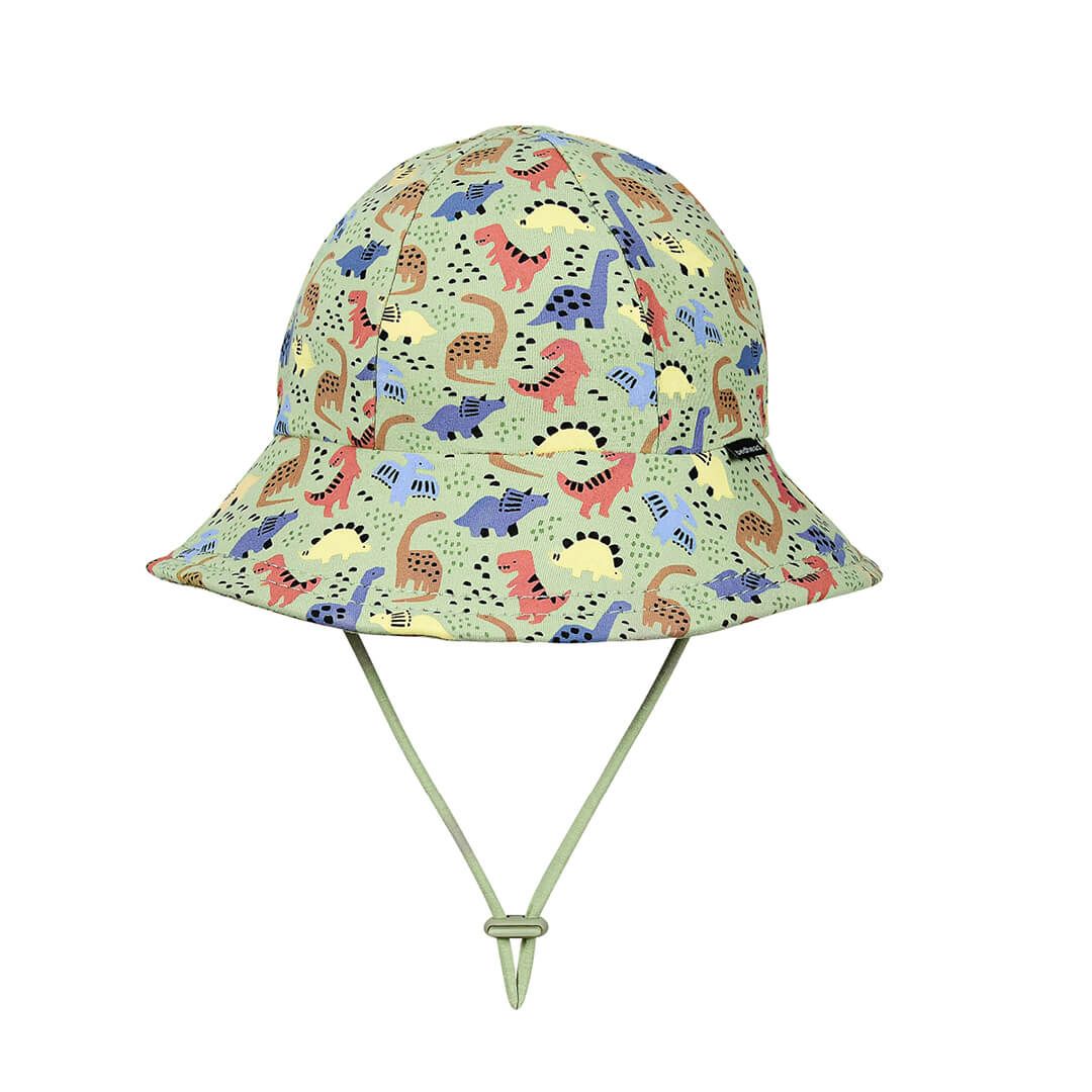 Our Toddler Buckets have a soft flexible brim that introduces babies and toddlers to an angled brim that frames their line of sight. All Bedhead hats are made from our super-stretchy and lightweight cotton jersey and come with a stretchy chin strap