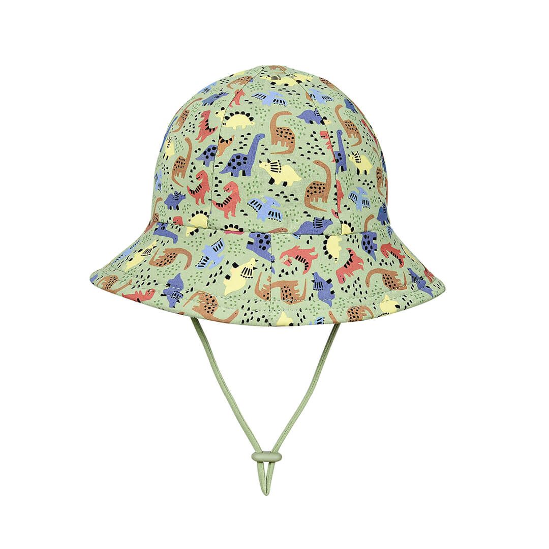 Our Toddler Buckets have a soft flexible brim that introduces babies and toddlers to an angled brim that frames their line of sight. All Bedhead hats are made from our super-stretchy and lightweight cotton jersey and come with a stretchy chin strap