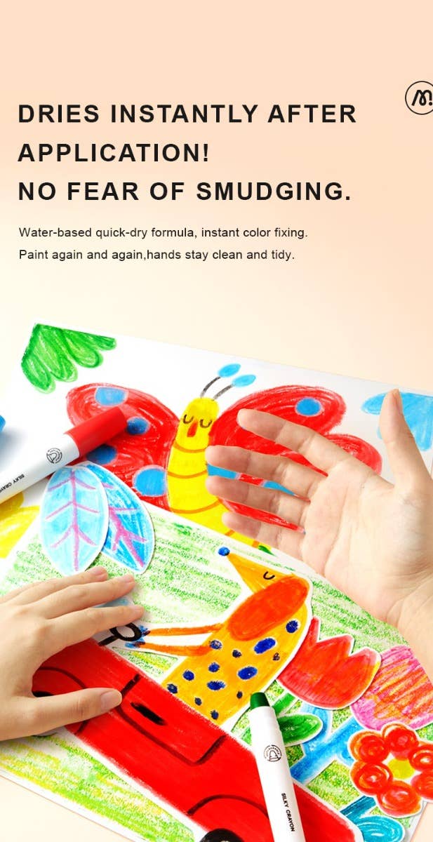 MiDeer Silky Crayon-8 Colors