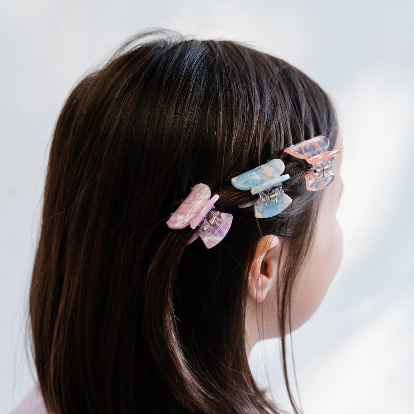 Acetate Claw Clips BRIGHT MULTI