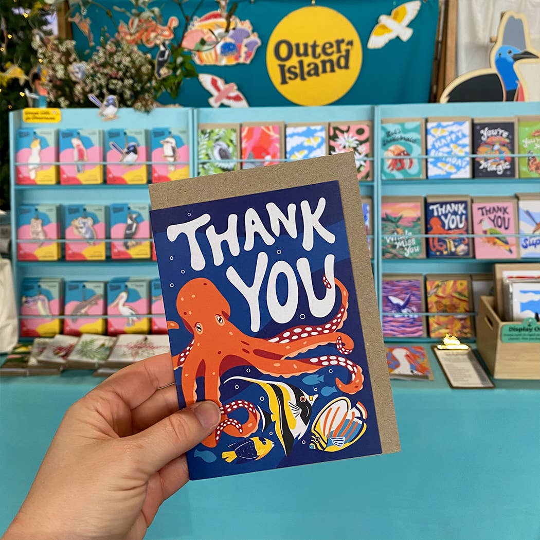 These cards give us all the feels! Printed in Australia with vegetable inks on 100% recycled paper in thoughtful batches to minimize impact.