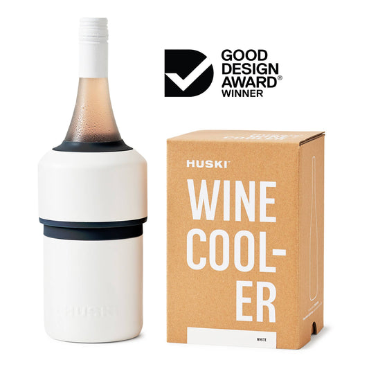 ❄️ Keeps drinks chilled for up to 6 hours |  🏆 Award-winning design This is not your typical wine cooler. Designed with life in mind, the Huski Wine Cooler keeps your wine at the perfect temperature for hours, whether you’re at home, around the BBQ, on the boat or anywhere in between.  👉 Keeps drinks chilled for up to 6 hours. No ice needed.  👉 One size fits most 750ml wine and champagne bottles