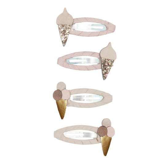 Life is sweet.. and so are these adorable ice cream clic clacs! Good enough to eat, these gorgeous gelatos are sure to add a big scoop of fun to any everyday 'do