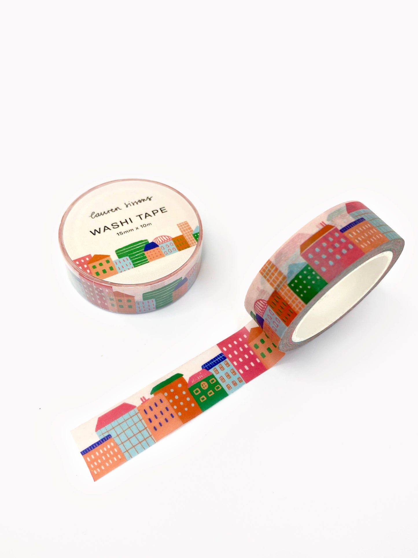 City Skyline Illustrated Washi Tape