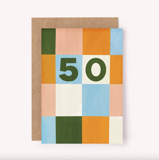 birthday 50 card 