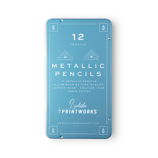 Colour Pencils (set of 12) - Metallic