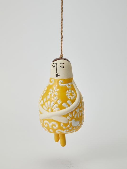 Nonna floral ceramic bell, perfect for Mothers Day 
