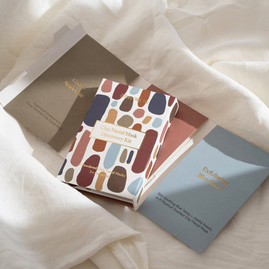 Why You’ll Love It

100% natural, Australian-made ingredients.
Suitable for all skin types.
Perfect for gifting or personal self-care.
Packaged in a cute, travel-friendly design for beauty and convenience.
The Perfect Gift for Every Occasion
Whether you're treating yourself or someone you love, the Facial Mask Discovery Set is a delightful way to inspire moments of rest, rejuvenation, and self-care.

Experience the joy of slowing down, cherishing beautiful moments, and unveiling radiant skin – all with the 