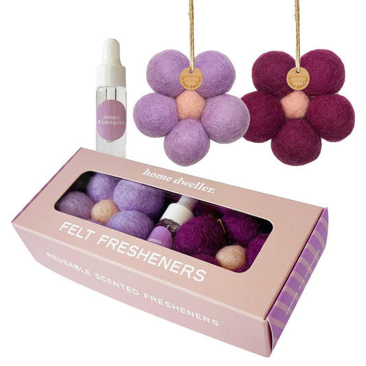 Reusable Scented Fresheners

For a naturally fresh home!

Not only do these blooms smell as sweet as they look, but they also offer magical mood-boosting benefits. Freshen up your home, wardrobe, drawers, bathroom, car, office, handbag, suitcase and more.