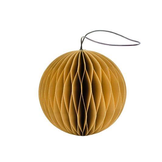 Our handcrafted paper ornaments are back in new seasonal colours. Use the ornaments to decorate your Christmas tree, seasonal branches or your Christmas table. After the festivities, the enclosed magnet enables you to fold and store the ornaments away neatly.

Each ornament is hand made from FSC certified paper and comes with a leather string.