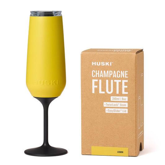 This is no ordinary champagne flute. Keep your bubbly sparkling and perfectly chilled for longer with a Huski Champagne Flute. Ideal for picnics, parties or any sparkling occasion. Elevate your drinking experience with the detachable TwistLock™ Stem. Seamlessly switch between stemmed elegance and stemless convenience, enjoying the best of both worlds in one remarkable flute.