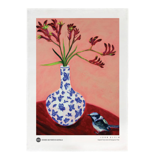 Australian artsist linen tea towel