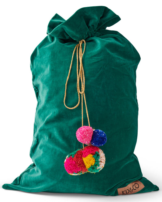 100% cotton velvet with multicoloured pom pom drawstring.



85 x 50 cm.

Kip&Co’s signature 100% cotton velvet is thick, luscious, and fluffy as a marshmallow. Welcome to the wonderful world of velvets, you’ll never look back!

Ethically made in India.