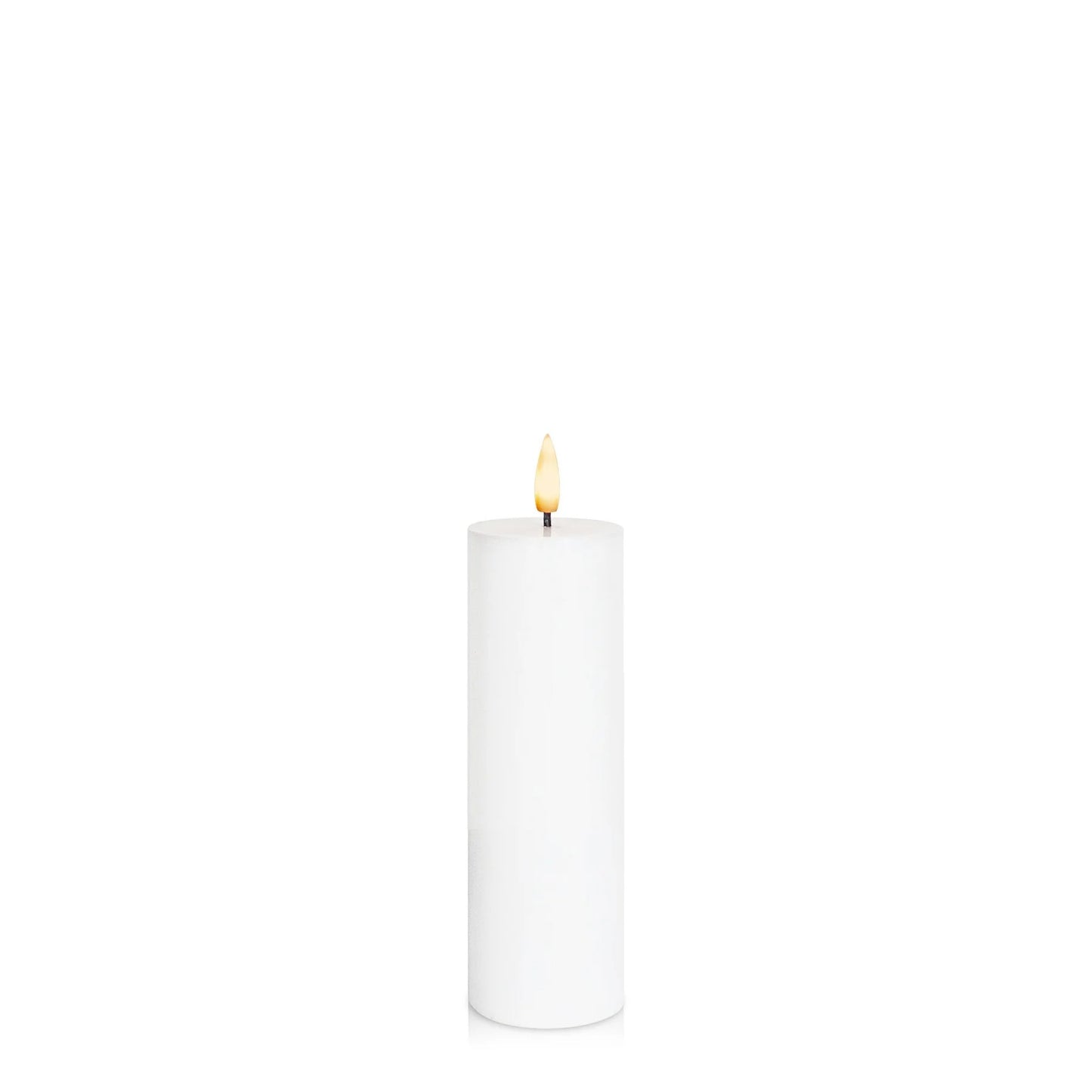 White 5cm x 15cm LED Pillar