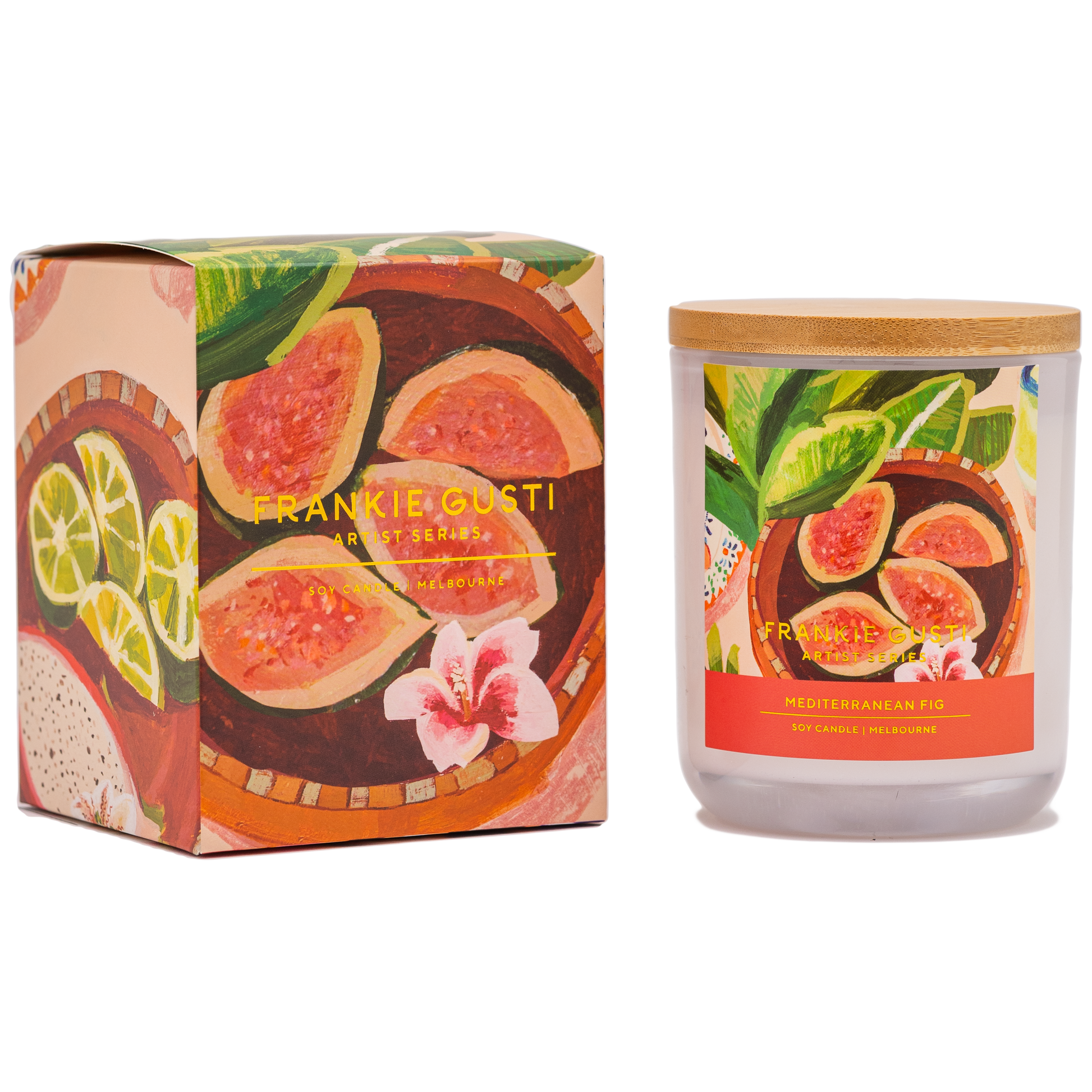 Sun-ripened Turkish figs brightened with rich cassis and crisp melon, layered over cyclamen. milky sap, green bark and earthy cedar wood.

Mia Pensa is a young self-taught artist creating from her home studio in Melbourne's eastern suburbs. 