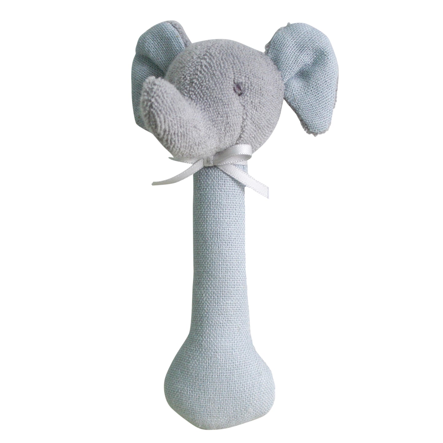 Elephant Stick Rattle - Linen Grey