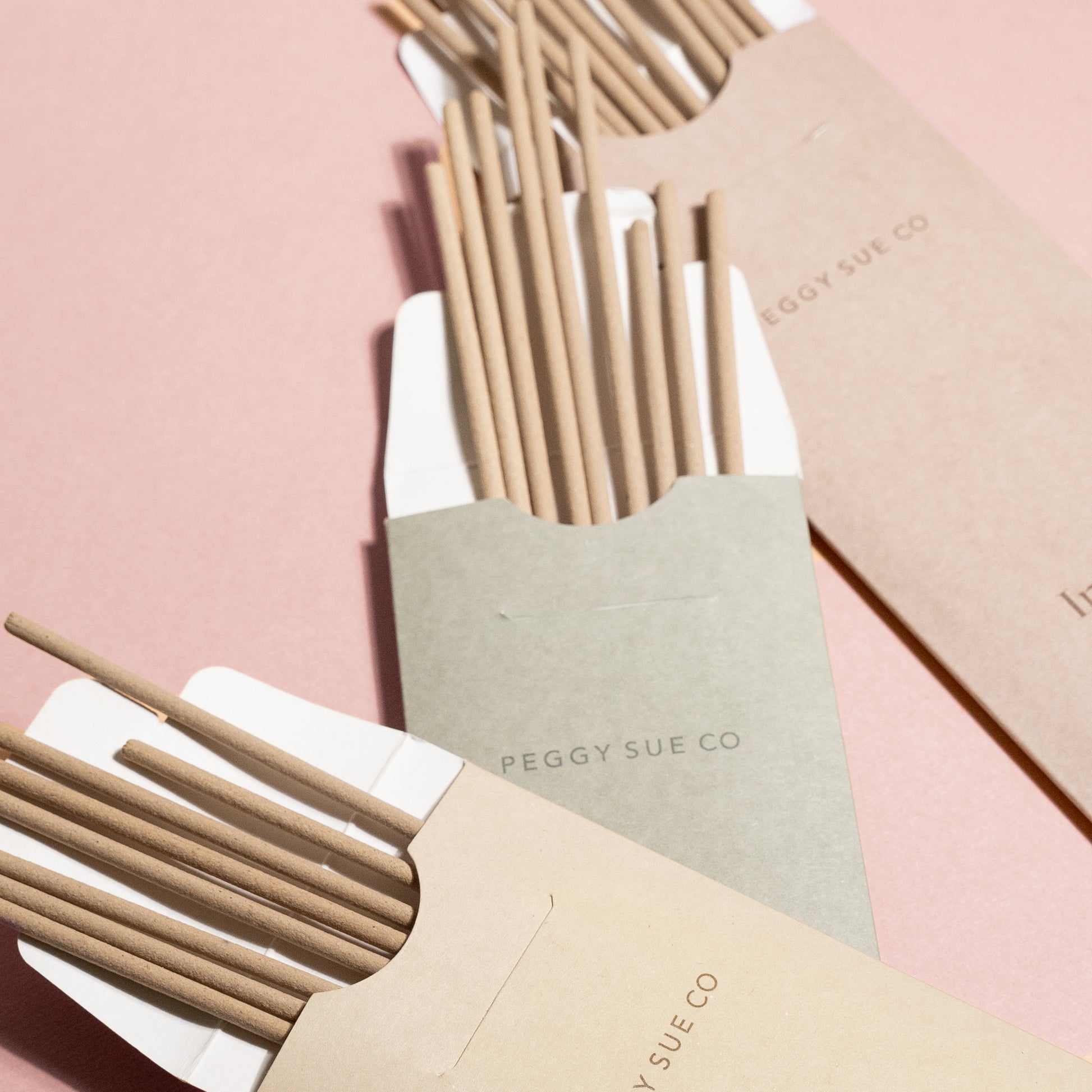 Our Calming Incense Sticks provide you with a beautiful aroma that resembles romance and love.   Each Incense Stick is made using natural wood powder and hosts essential oils of Jasmine + Bergamot, a scent that will soothe your soul as they calm your senses.