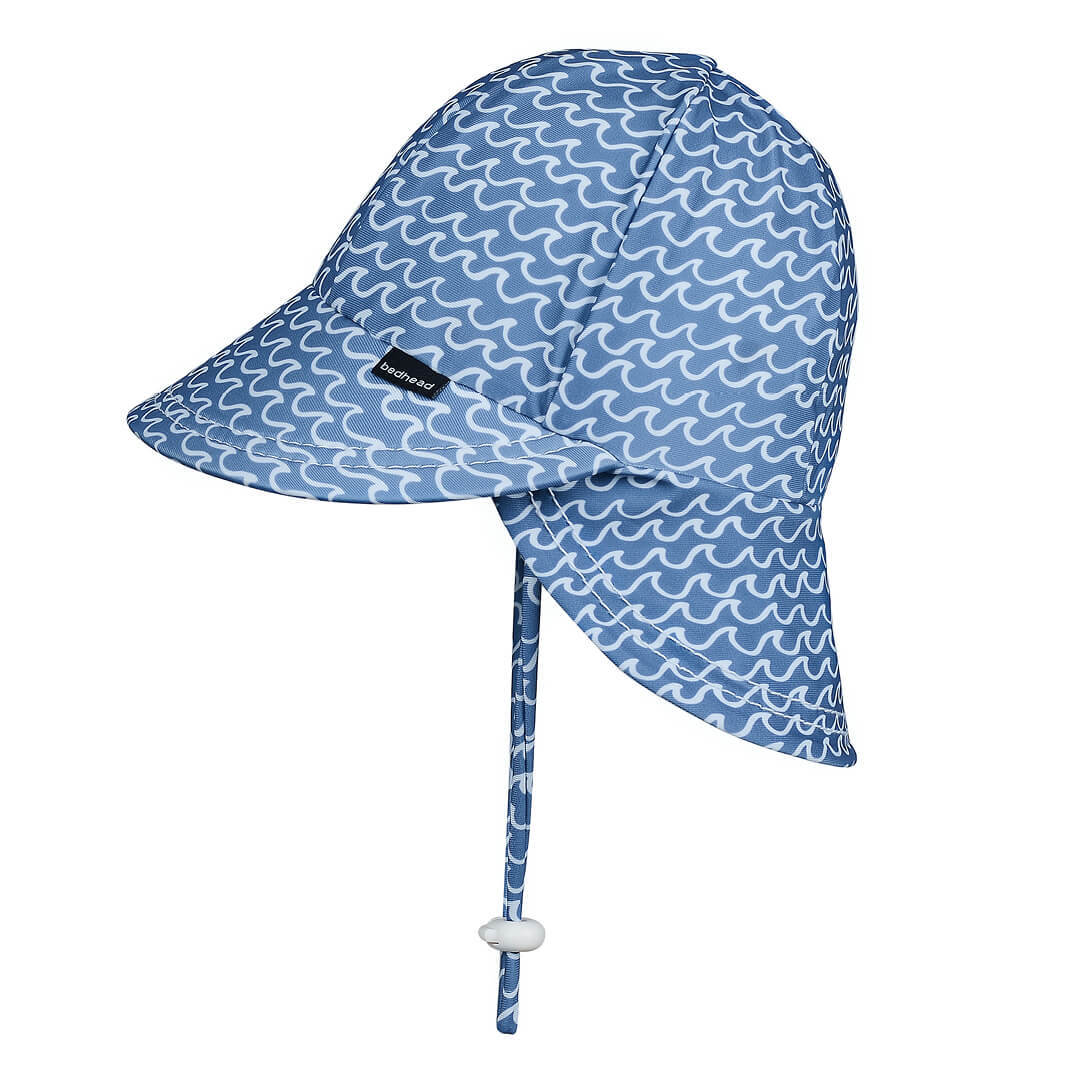 Bedhead Swim Legionnaire hats are so soft and comfortable over the ears and back of the neck making them a perfect baby swim hat.  Our swim hats are made of high quality chlorine resistant stretch nylon knit with quick drying ability. Swim hats are best for use in a wet environment - at the beach, lake, swimming pool or splashing about under the hose!