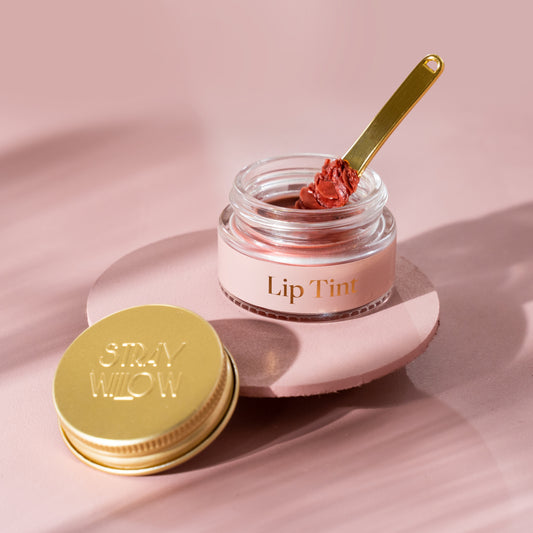 Our nourishing Lip Tint has a beautiful blend of natural, vitamin-rich ingredients, that offer a beautiful hint of rosy red colour while working to deeply hydrate and restore lips, protecting them against the outside elements.