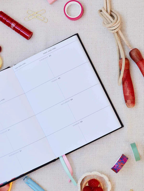 Writing down your schedule can reduce stress, improve memory, and boost success. Spend just 10 minutes a day planning, and you'll win your days and find "me time". Do what brings you joy and make 2025 your year!&nbsp;