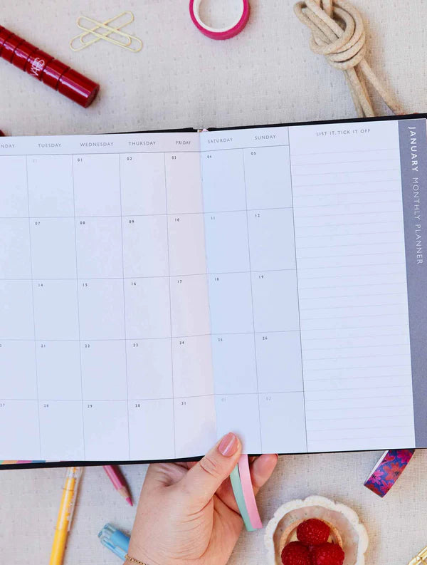 Writing down your schedule can reduce stress, improve memory, and boost success. Spend just 10 minutes a day planning, and you'll win your days and find "me time". Do what brings you joy and make 2025 your year