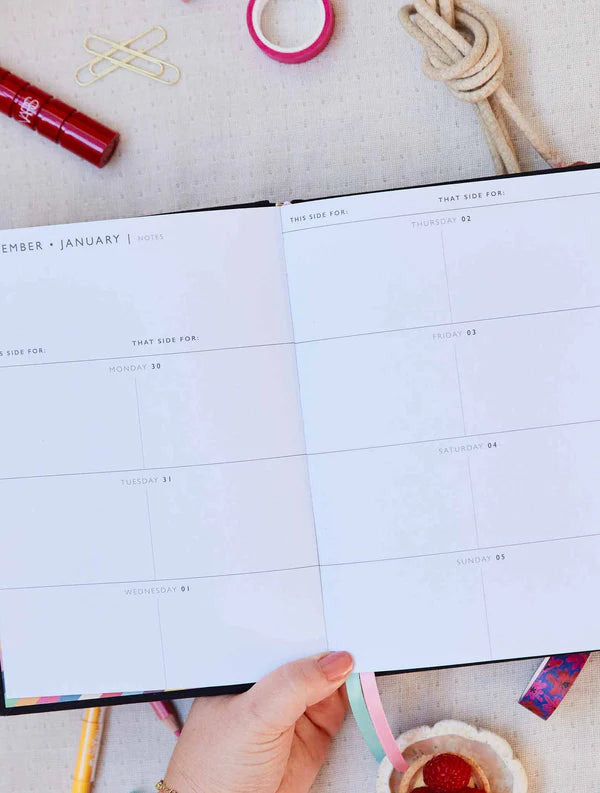 Writing down your schedule can reduce stress, improve memory, and boost success. Spend just 10 minutes a day planning, and you'll win your days and find "me time". Do what brings you joy and make 2025 your year!