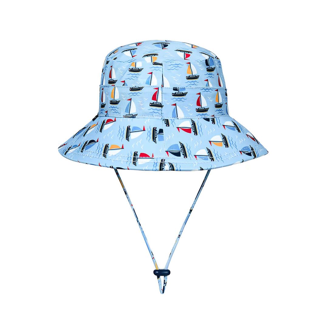 The Bedhead Swim Bucket Hat is a UPF50+ kids sun hat with our unique 'anti-flop' brim that won't flop in front of children??s eyes (even when wet!)