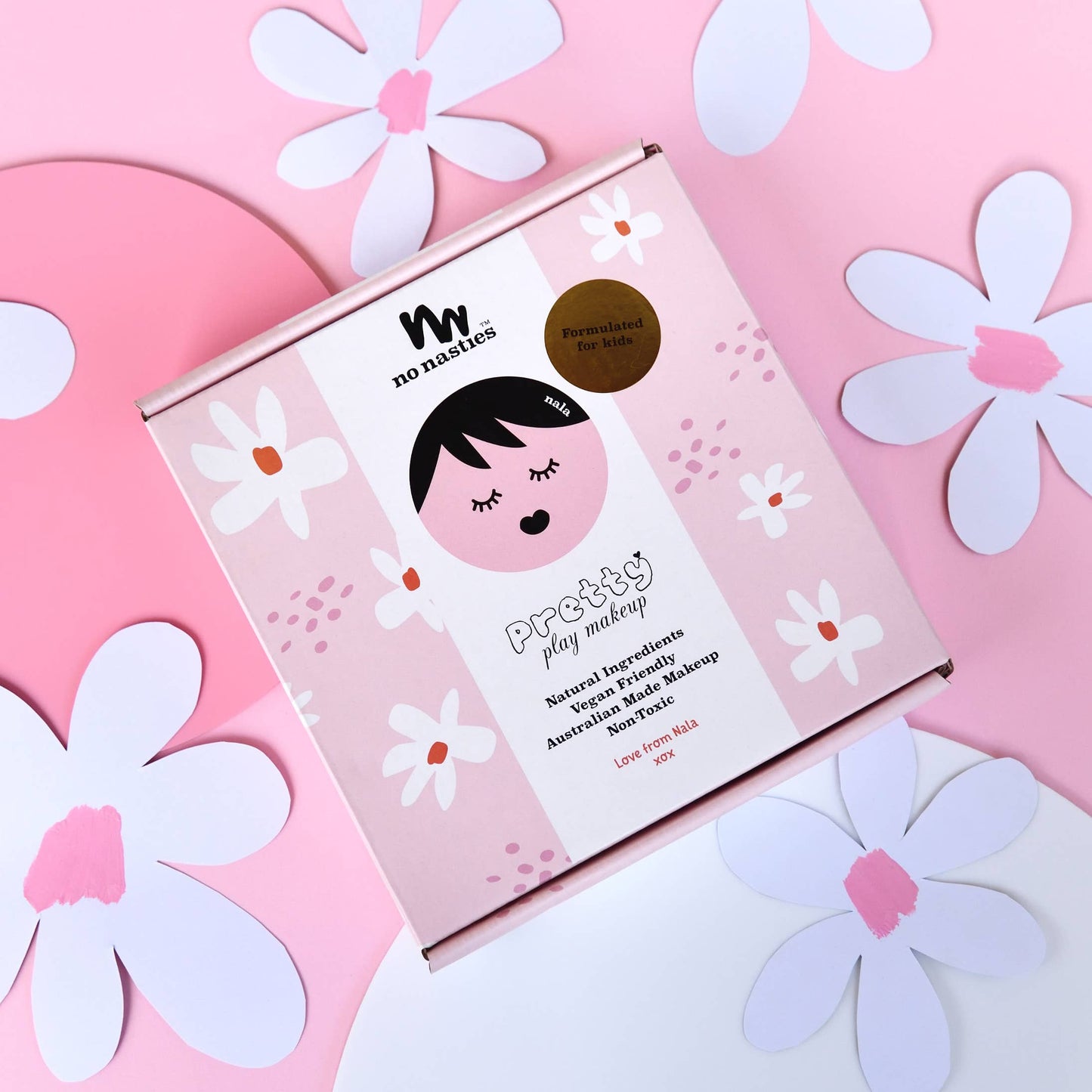 Nala Pink Pretty Play Kids Makeup Deluxe Box