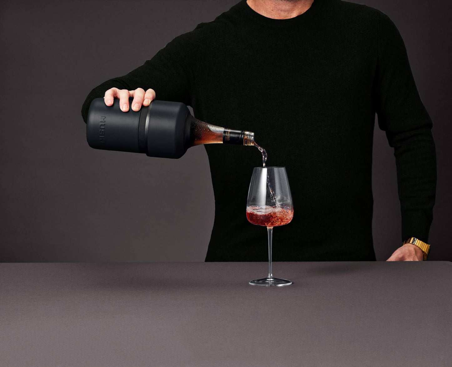 Huski Wine Cooler - Black
