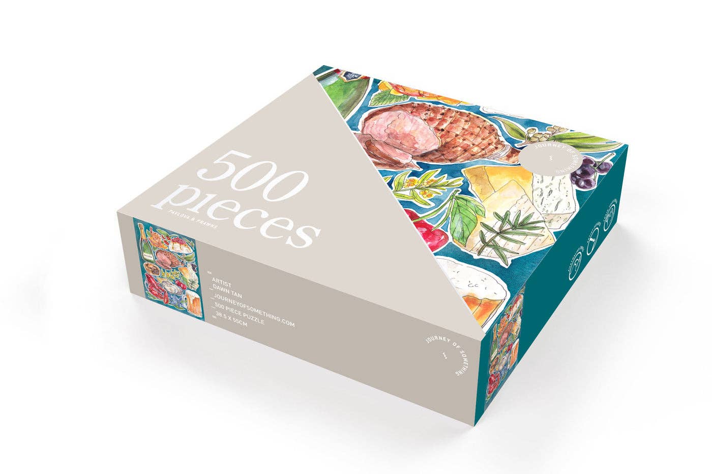 500 Piece Puzzle - Pavlova & Prawns