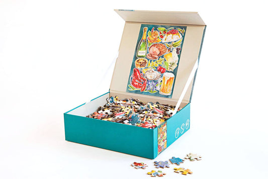 500 Piece Puzzle - Pavlova & Prawns