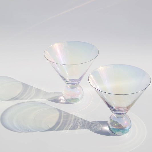 Aura Iridescent Martini Glasses (S2)
