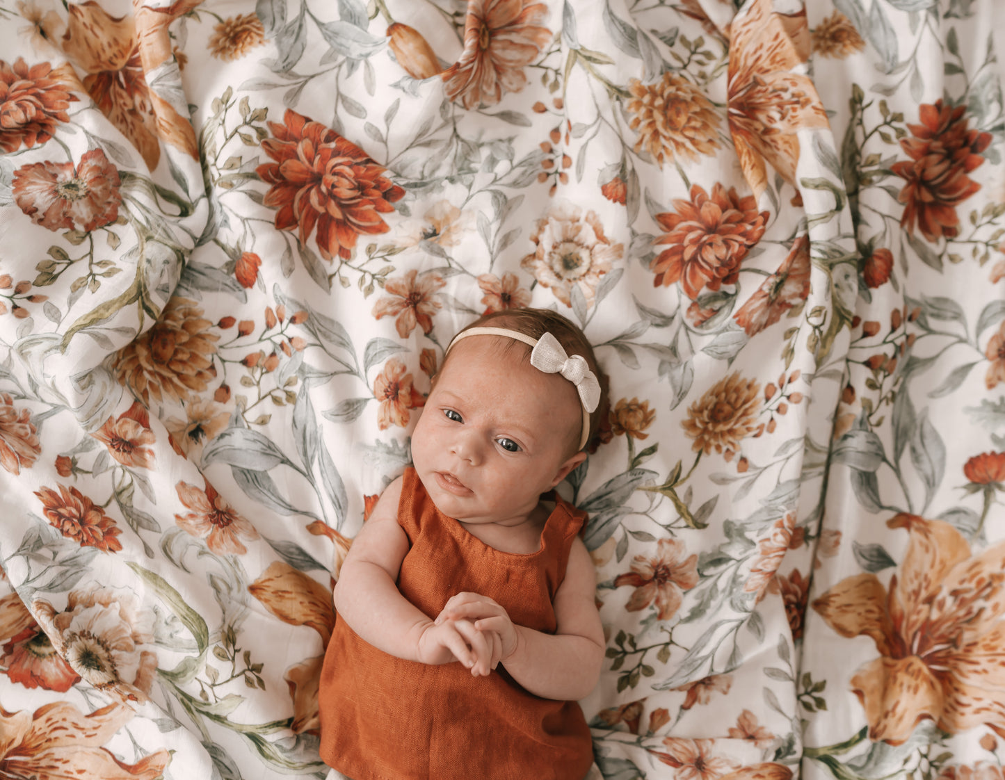 Printed Cotton Muslin Swaddle
