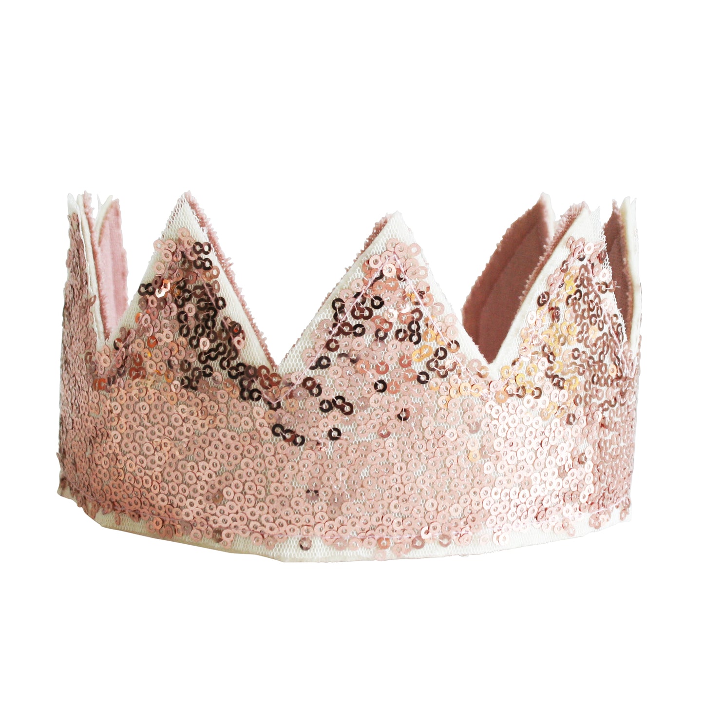 A little sparkle goes a long way with this gorgeous rose sequin crown. Ribbon closure for adjustable wear. Suitable 18 months - 4 yrs approx.
