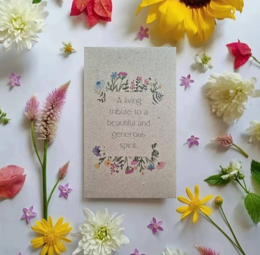 A Living Tribute - Wildflower Seeds